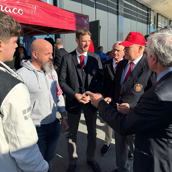 David Filippi meets Prince Albert of Monaco