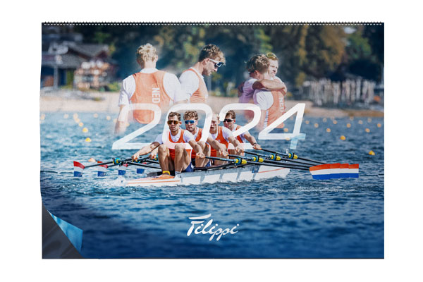 filippi boats wall calendar 2024